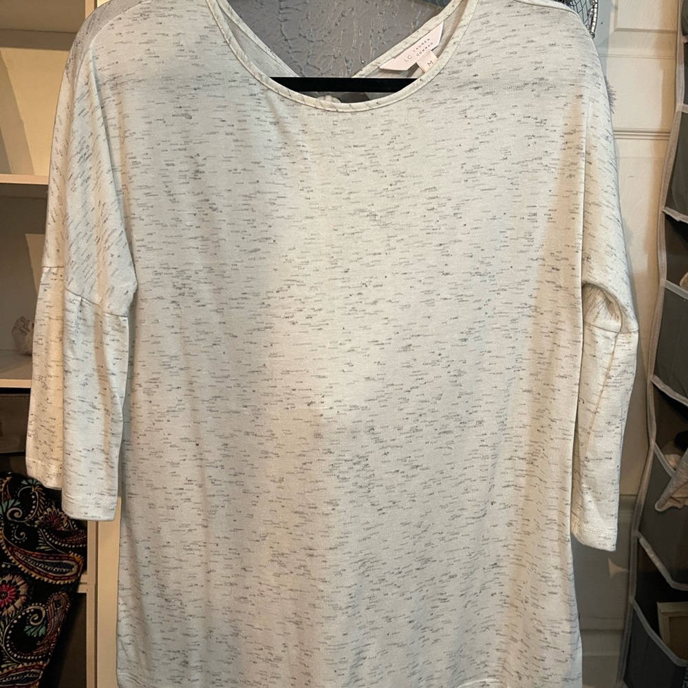 Bell sleeve cream colored Lauren Conrad top